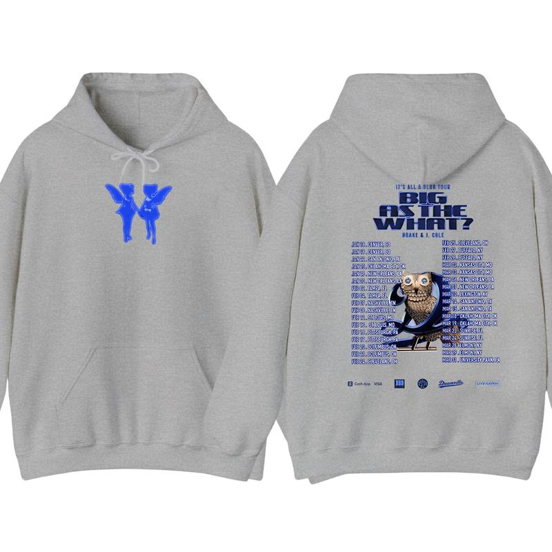 Drake For All The Dogs Scary Hours Edition Album Cover Itâ€™s All A Blur Big As The What Tour 2024 Unisex Hoodie dandy hoodie