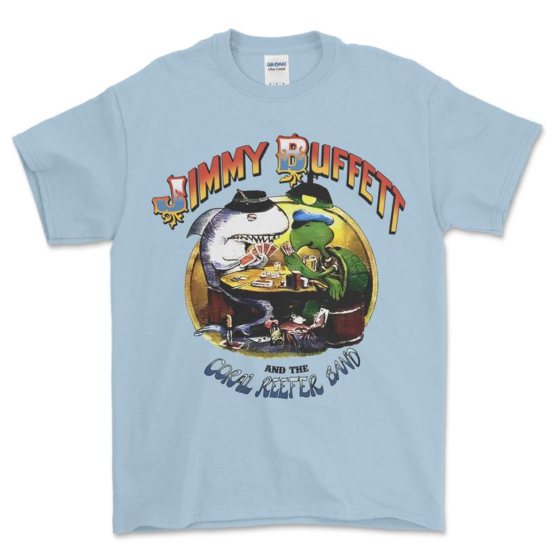 Vintage 70s Jimmy Buffett And The Coral Reefer Band T-Shirt, Classic Music Tour Tee Sweatshirt, Hoodie, Comfort Colors