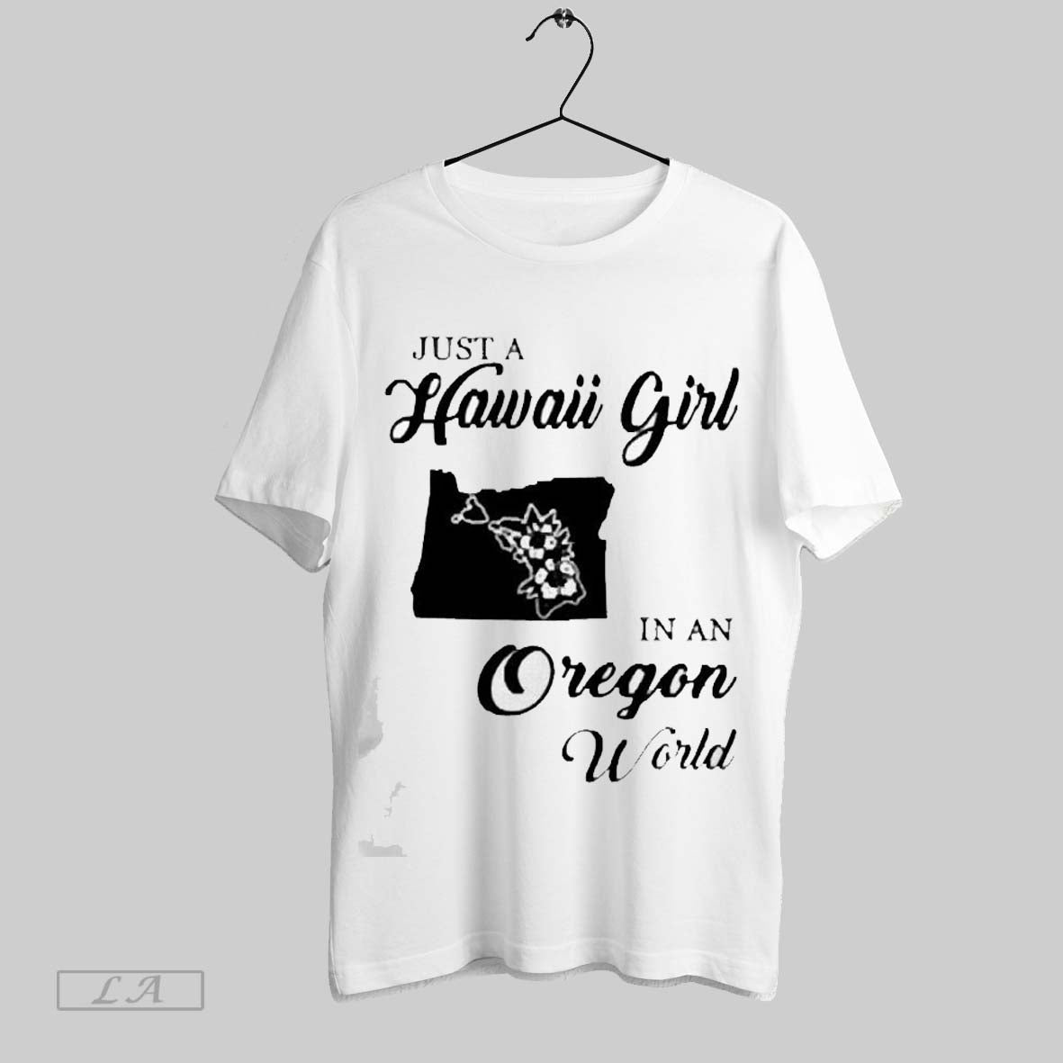 Top Just A Hawaii Girl In An Oregon World 2025 Unisex Sweatshirt T Shirt Hoodie | TeeSparky.com