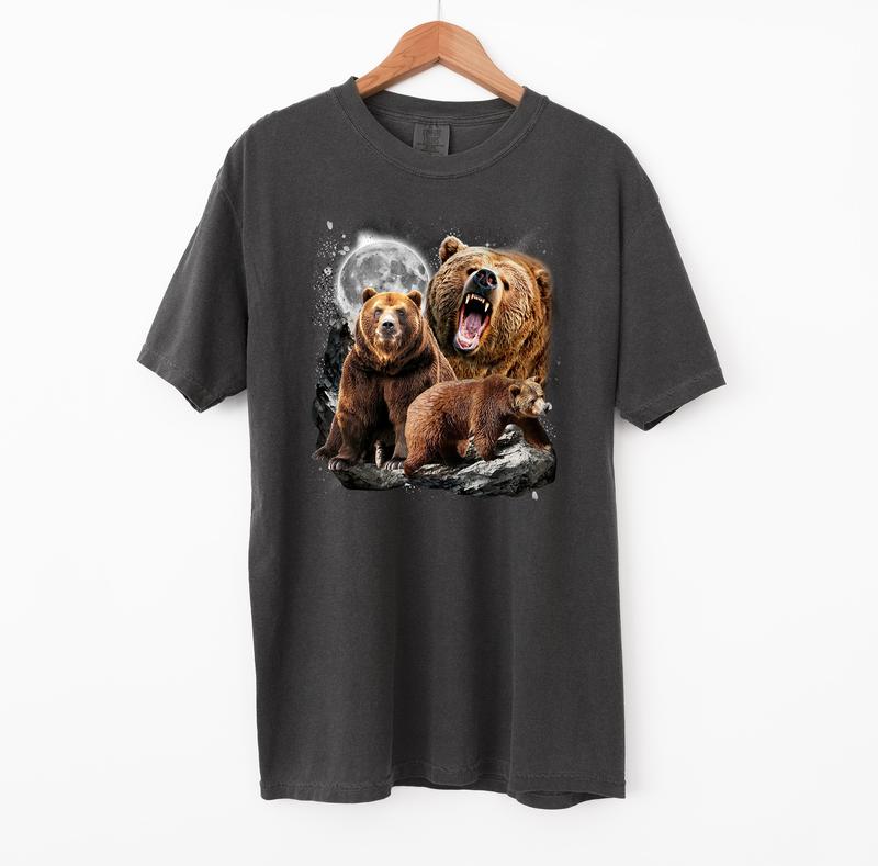 Bears and Moon Graphic Shirt Shirt, Vintage Comfort Colors Shirt