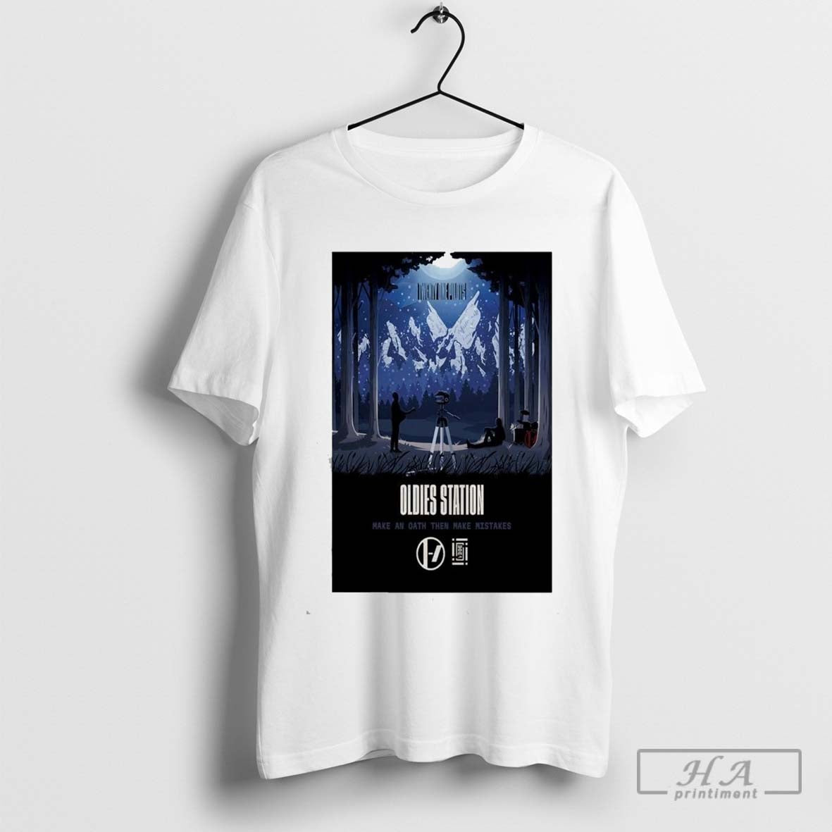 Top Twenty One Pilots Oldies Station Make An Oath Then Make Mistakes T-shirt Hoodie Sweatshirt | TeeSparky.com