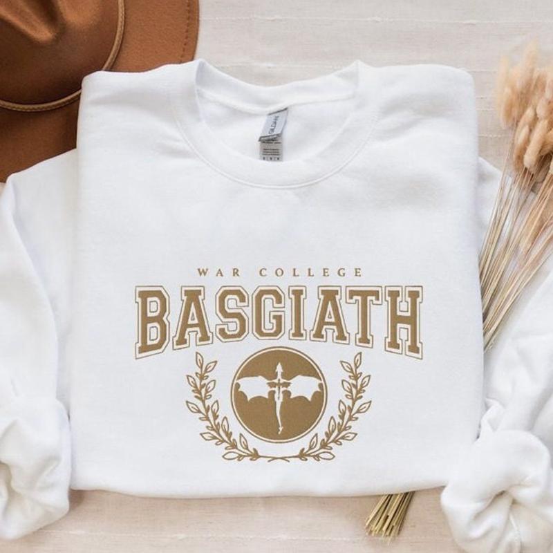 EMBROIDERED Basgiath War College Sweatshirt, Fourth Wing Shirt, Dragon Rider, Rebecca Yorros, Fourth Wing,... (Image 3)