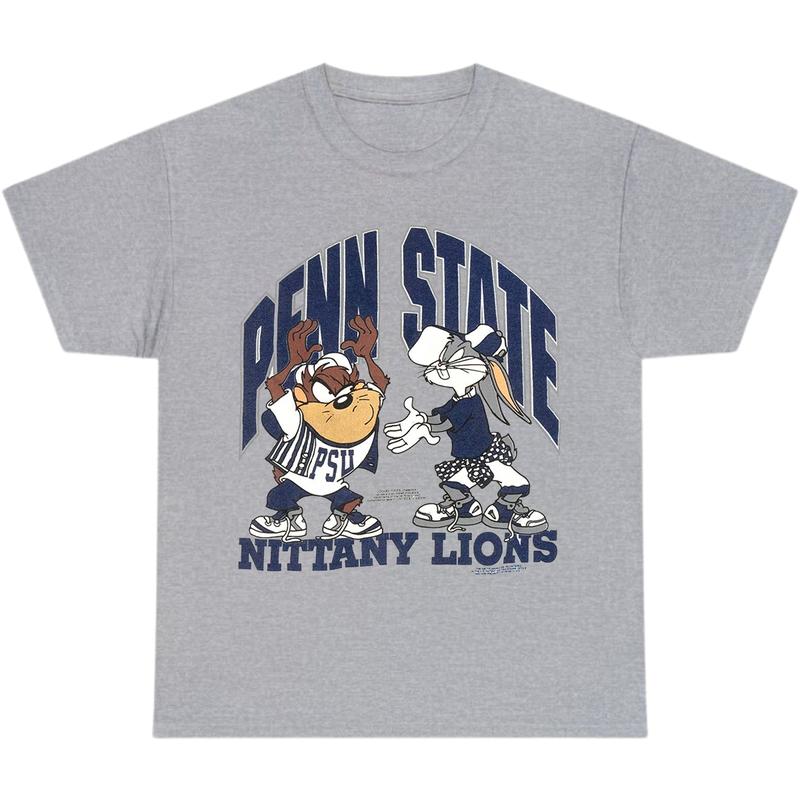 Vintage NCAA Penn State Looney Tunes T-Shirt, Full Color T-Shirt, Unisex T-Shirt, For Men, For Women smilingfriendsmerch