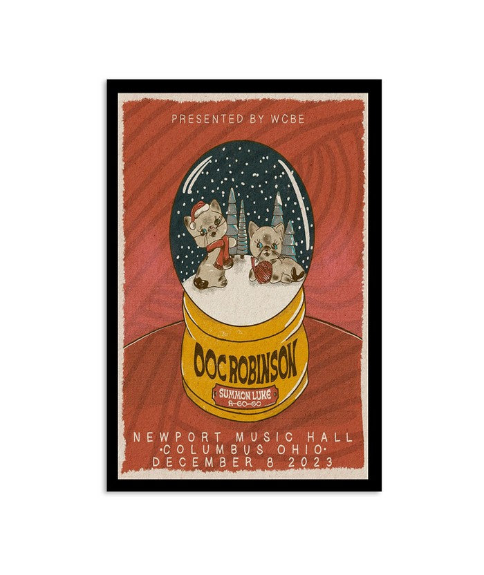 Doc Robinson December 8, 2023 Newport Music Hall Columbus, OH Tour Poster