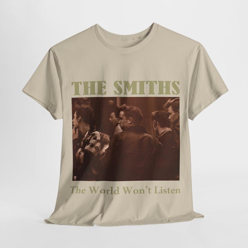 Vintage The Smiths Aesthetic T-Shirt - Retro The Smiths Shirt - The Smiths Shirt 80s Retro Musical Vintage T-Shirt Cotton Classic