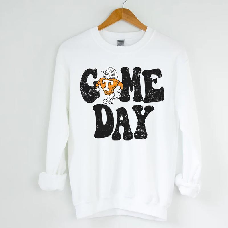Vintage All Teams Game Day NCAA Sweatshirt White Sport Sweatshirt Gifts For NCAA Fan Ohio State Buckeyes Georgia Bulldogs Michigan Wolverines Auburn Tigers Notre Dame Tennessee Alabama LSU Tigers Nebr ...