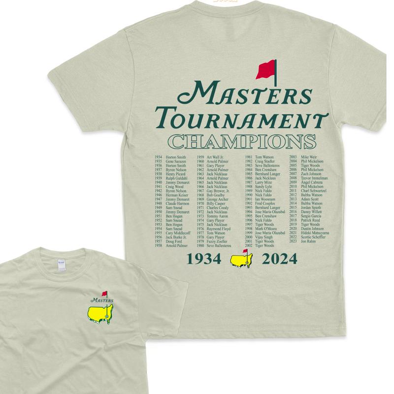 Vintage Style Masters Tournament Augusta T-shirt Unisex Clothing