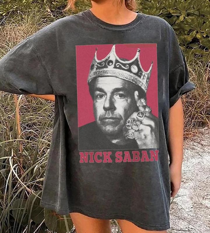 Nick Sa.ban Football Shirt,Nick Sa.ban Sweatshirt,Nick Saban Football 90s Fan Gift,Football Gift shirt,Football Tee,90s vintage shirt - Unisex T-Shirt