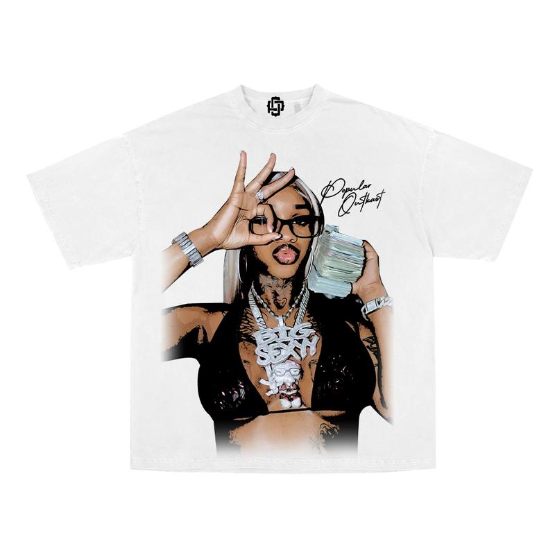 Sexy Redd Ã¢â‚¬Å“Ghetto SuperstarÃ¢â‚¬ÂEdition Tee,90s Vintage Rap Graphic Shirt