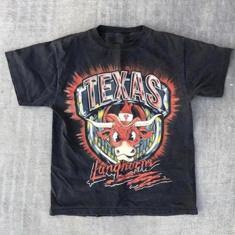 Vintage Texas Longhorns Shirt, University Of Texas At Austin Shirt, NCAA Fan Shirt, Full Color T-Shirt, Unisex T-Shirt, For Men, For Women