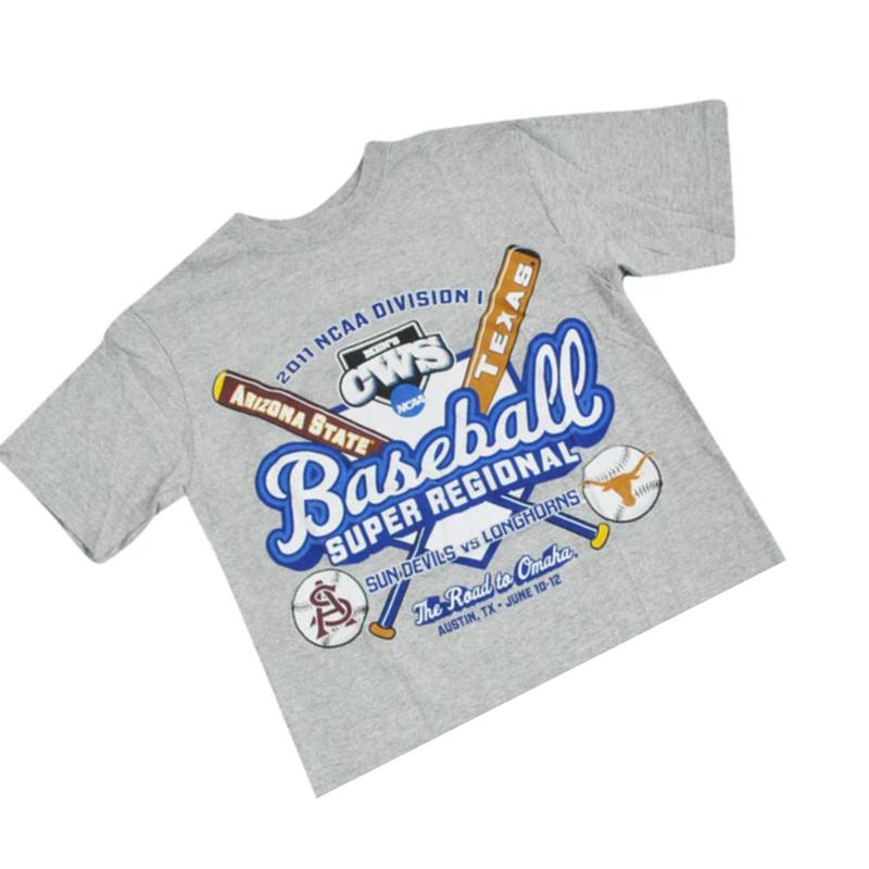 Vintage Texas Longhorns Arizona State Sun Devils 2011 College World Series Shirt