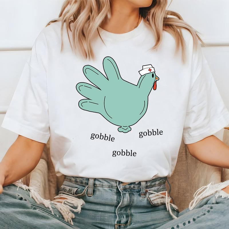 Nurse Shirts, Thanksgiving Nurse Shirt, RN Thanksgiving Shirt, Thanksgiving Gift, Nurse Gift For Women, Picu Er... (Image 3)