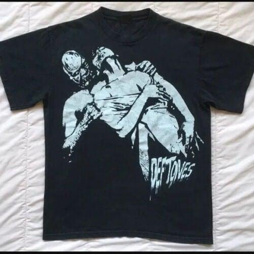 Deftones Rock Band T-shirt, Vintage Gift Women Men Cotton T-Shirt Fabric Menswear