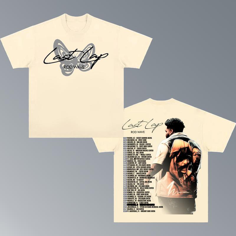 Rod Wave V6 Shirt, Rod Wave Last Lap 2024 Tour Music Tee, Graphic T-Shirt, Rapper Shirt Rap Tee, Vintage Y2K, Hoodie, Sweatshirt Clothing Cotton