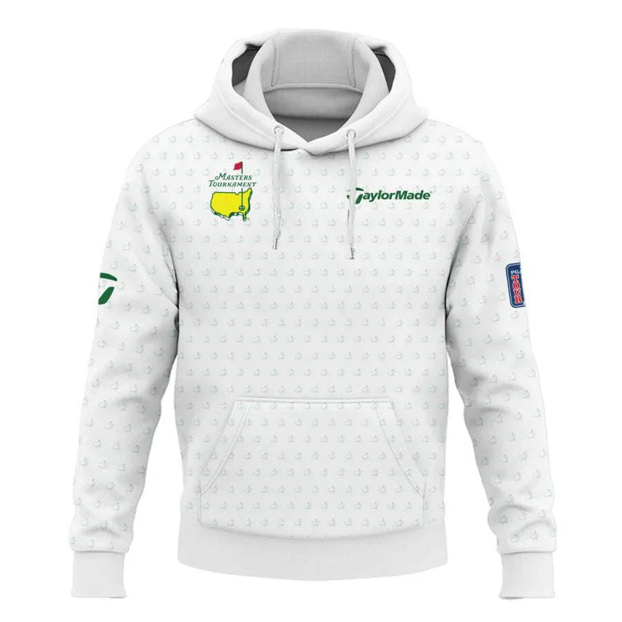 Golf Sport Masters Tournament Taylor Made Hoodie Shirt Sports Logo Pattern White Green Hoodie Shirt