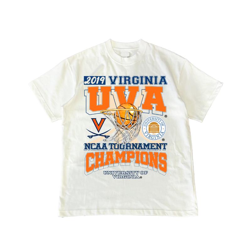 NCAA 2019 UVA Tournament Virginia T-Shirt Unisex Menswear Casual Soft new jersey