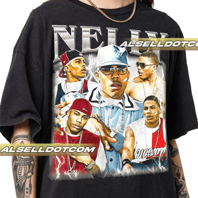 Limited Nelly, Rapper Vintage Shirt Gift for Woman anda Man, Sweater, Hoodie for Men, Women