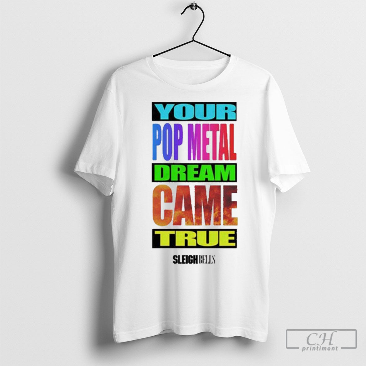 Official Sleigh Bells Roxette Ric Your Pop Metal Dream Came True 2025 Shirt Sweatshirt