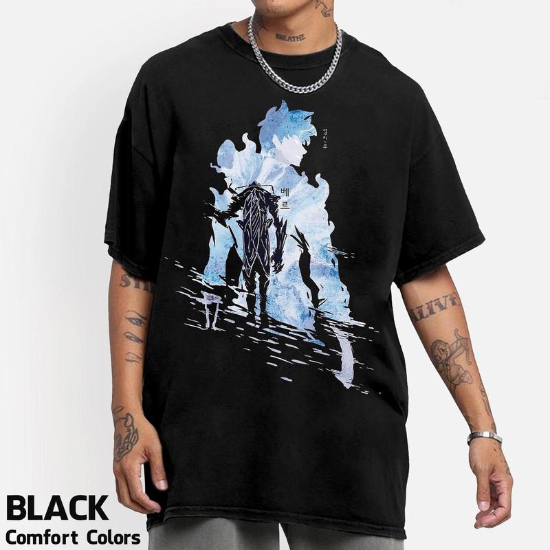 Solo Leveling Beru Shadow Shirt Solo Leveling Tshirt Sung Jinwoo Shirt Korean Guilds Manhwa Shirt Manga Shirt... (Image 2)