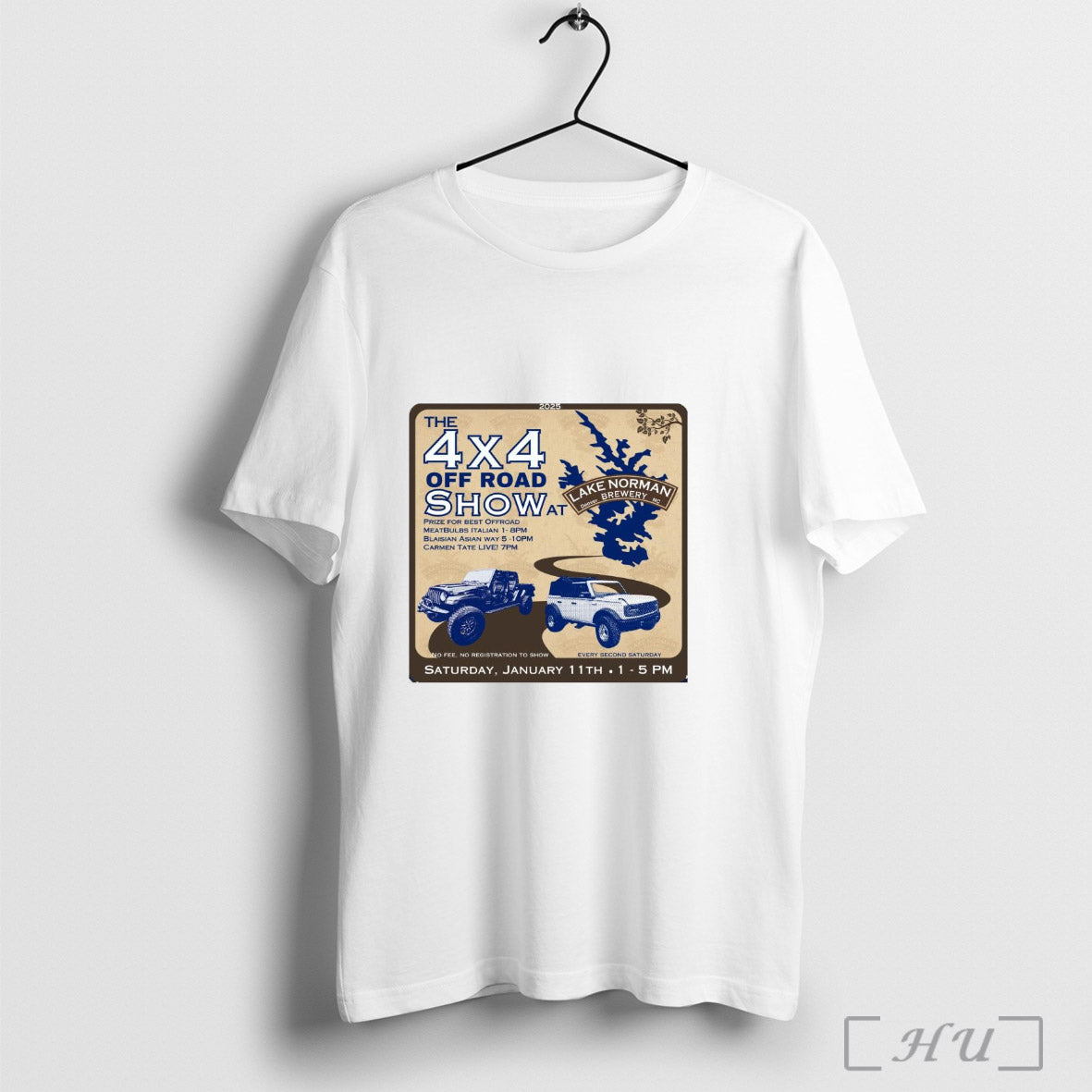 The 4x4 Off Road Show Lake Norman Brewery Denver Nc Saturday January 11th 2025 Poster T Shirt Hoodie, Sweatshirt