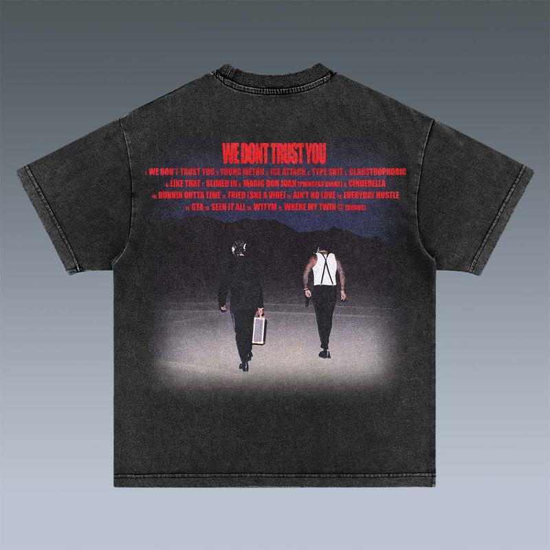 WE STILL DONâ€™T TRUST YOU - FUTURE V2 2 SIDES Cotton Vintage Shirt To Match Sneaker Hiphop Clothing Rapper Merch Shirt, Hiphop Tour Concert 2024, Gift For Fan Y2K Aesthetic Hoodie Sweatshirt