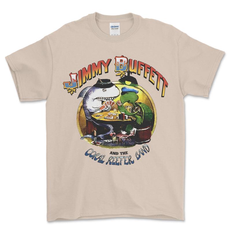Vintage 70s Jimmy Buffett And The Coral Reefer Band T-Shirt, Classic Music Tour Tee Sweatshirt, Hoodie, Comfort Colors