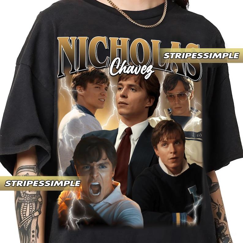 Nicholas Chavez Menendez Story Retro Shirt, Vintage 90s Style Unisex Raptee, Chavez Monstrous Movie Hoodie Sweater Unisex Classic Tee