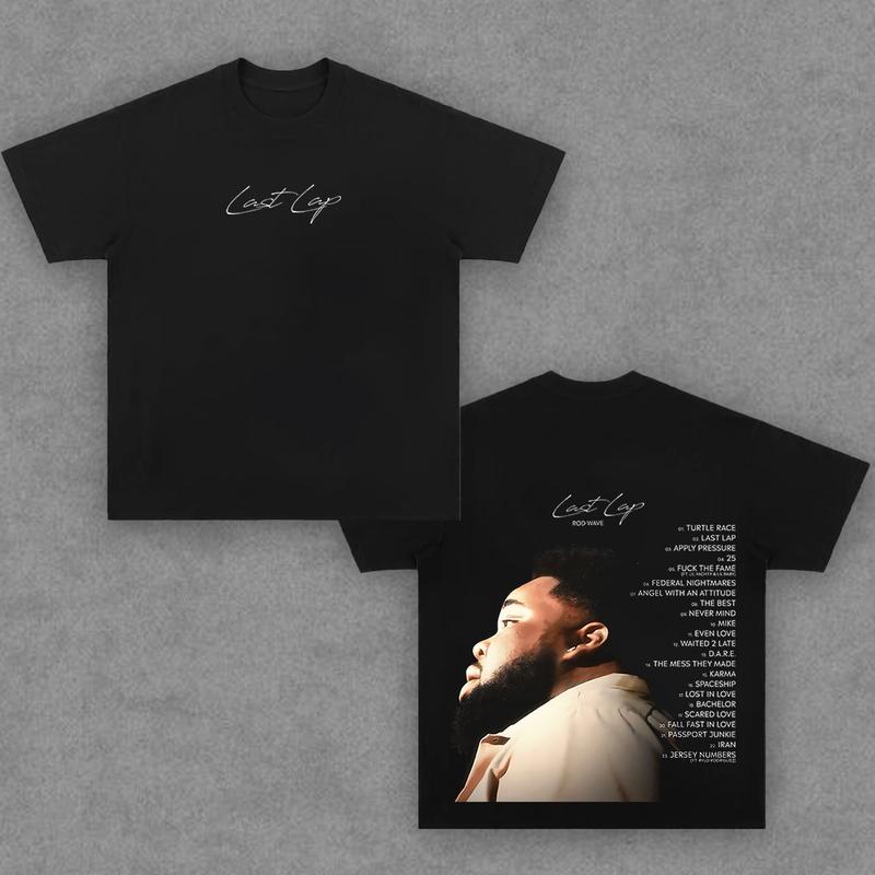 Rod Wave V2 Shirt, Rod Wave Last Lap 2024 Tour Music Tee, Graphic T-Shirt, Rapper Shirt Rap Tee, Vintage Y2K, Hoodie, Sweatshirt Clothing Cotton