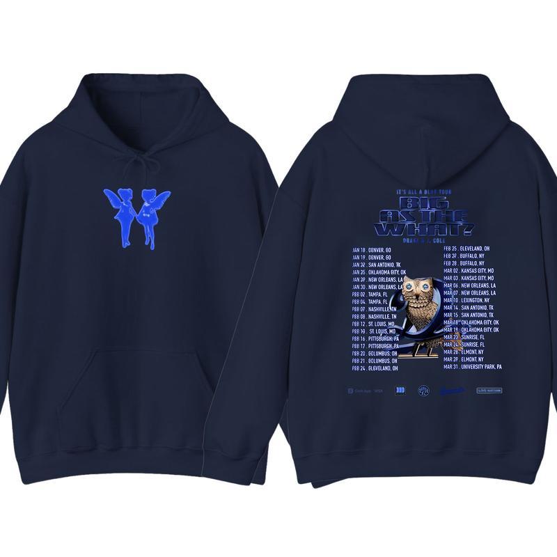 Drake For All The Dogs Scary Hours Edition Album Cover Itâ€™s All A Blur Big As The What Tour 2024 Unisex Hoodie dandy hoodie