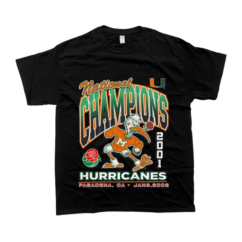 Miami Hurricanes Locker Vintage Tubular Tee Menswear Top