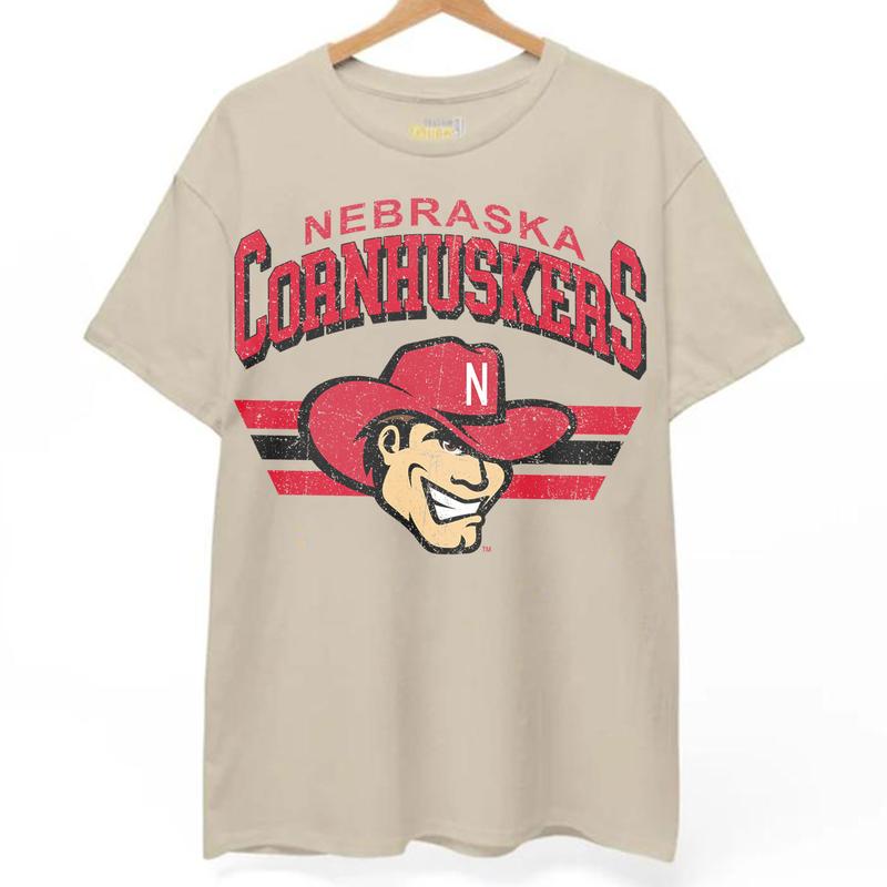 Nebraska Cornhuskers Vintage Football NCAA Sweatshirt - Tshirt - Hoodie, University of Nebraska Unisex Football NCAA Shirt, Unisex Vintage NCAA Shirt, Classic Football Shirt, Gifts For Football Fan Sport, Cotton, Sweatshirt, T-Shirt, Hoodie