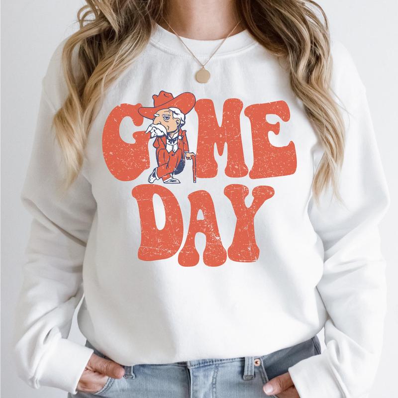 Ole Miss Rebels Vintage College Game Day Football NCAA Sweatshirt, Vintage Sweatshirt NCAA, Classic Sport Sweatshirt, Gifts For Football Fan Sport