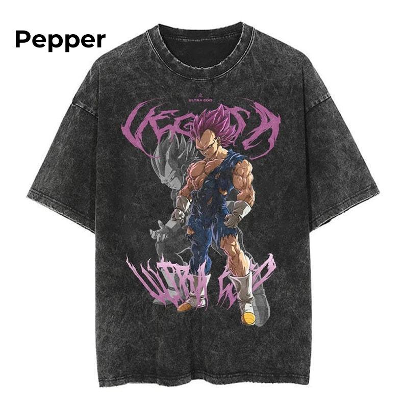 DBZ Vegeta Anime T-Shirt, Workout Shirt, Gym T-Shirt, Vintage T-Shirt Menswear Top