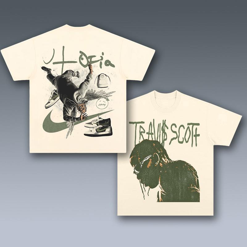 TRAVIS CACTUS JACK 2 SIDES Cotton Vintage Shirt To Match Sneaker Hiphop Clothing Rapper Merch Shirt, Hiphop Tour Concert 2024, Gift For Fan Y2K Aesthe