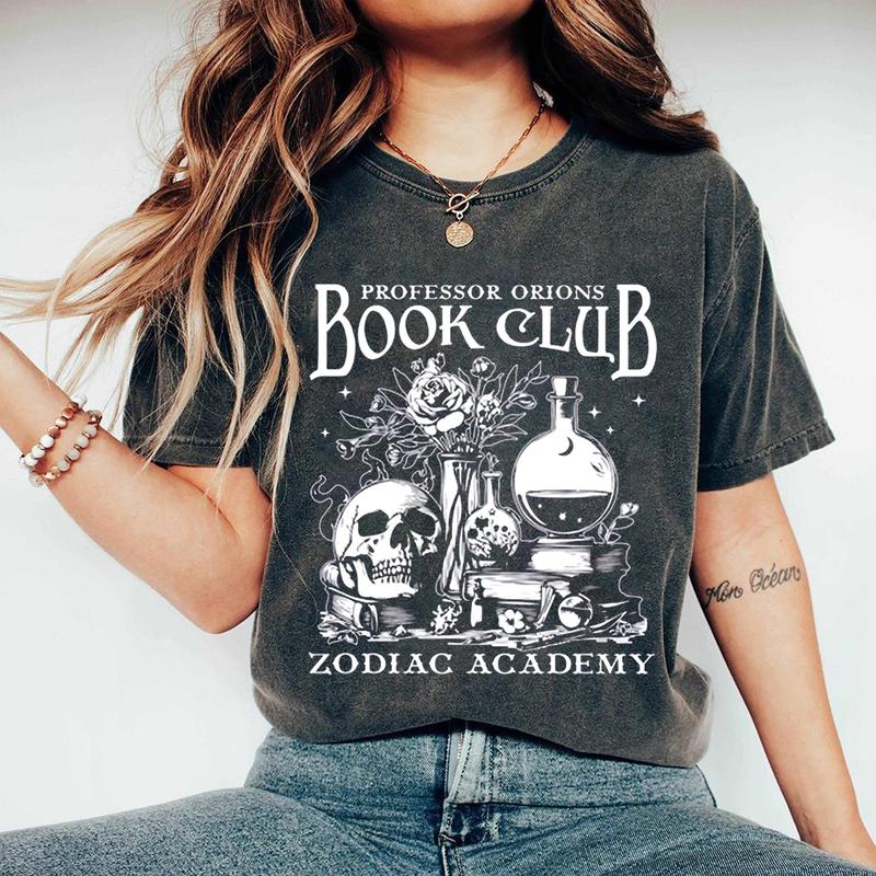 Professor Orions Book Club Zodiac Academy Sweatshirt, Bookish Merch, Booktok Shirt, Gift for Book Lover,... (Image 4)