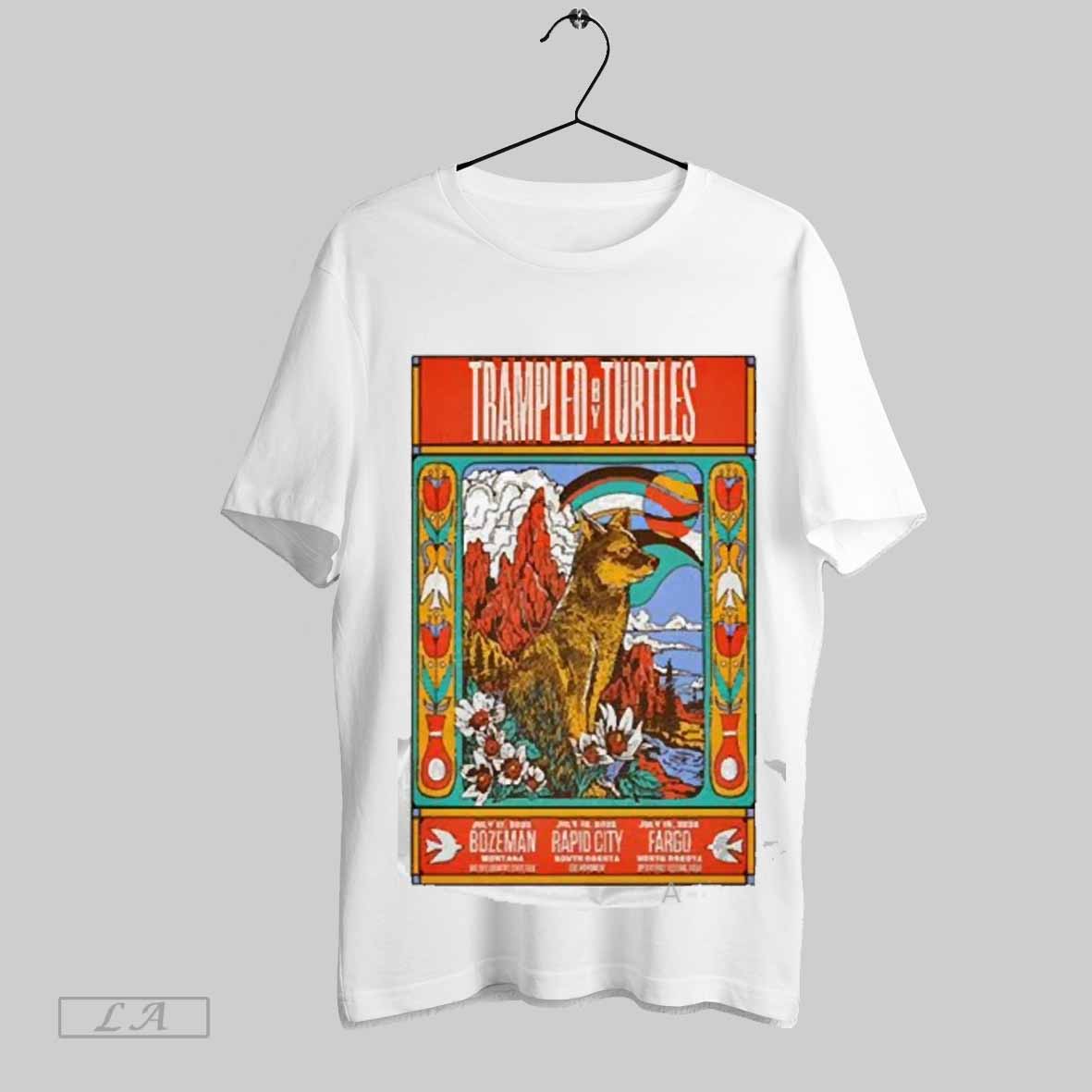 Top Trampled By Turtles Jul 17 2025 Bozeman Mt Poster Unisex Sweatshirt T Shirt Hoodie | TeeSparky.com