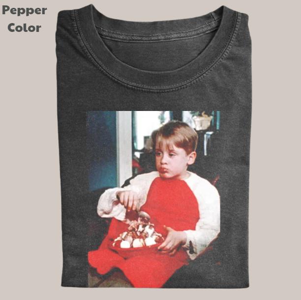 Christmas Home Alone Vintage Graphic Tee, Kevin T-Shirt, Movies Tee, Unisex Meme Cringe Funny Dumb Shirt, Menswear Womenswear Streetwear