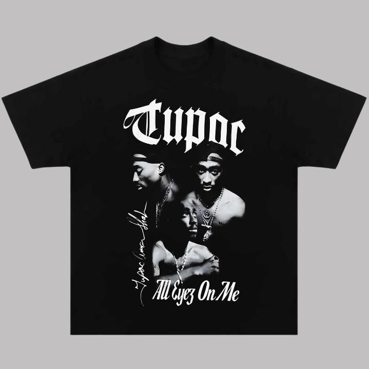 All Eyez On Me T-Shirt, TUPAC Vintage Tee, Music Rap Graphic Tees, Sweatshirt, Unisex Shirt Menswear Womenswear Streetwear