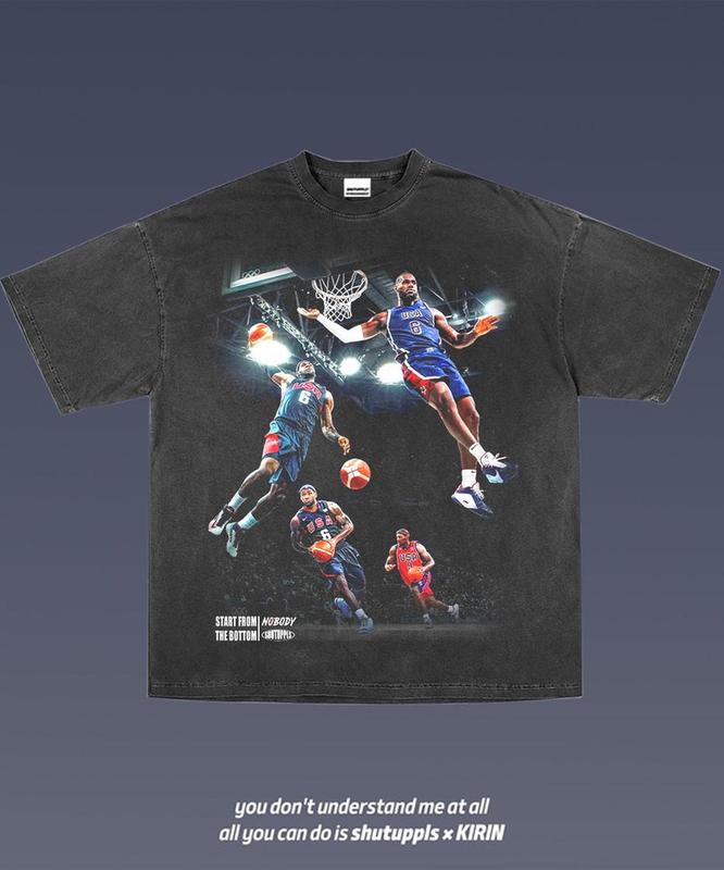 LEBRON JAMES TEE 10.32 TEE  VINTAGE TEE GRAPHIC T-SHIRT  GIFT FOR FAN