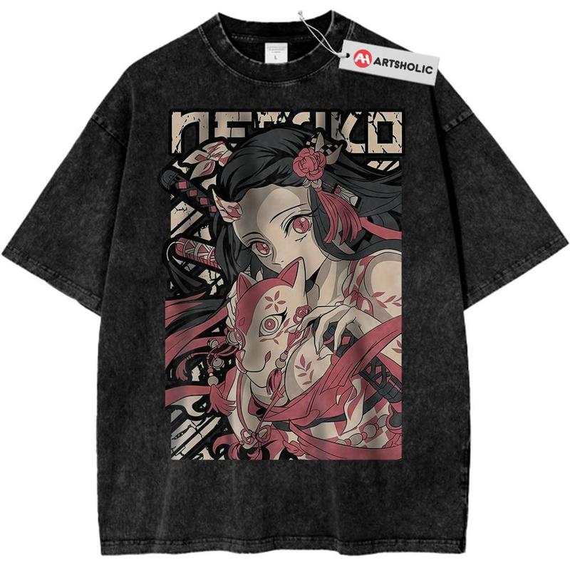 Nezuko Kamado Shirt, Demon Slayer Shirt, Anime Shirt, Vintage T-Shirt