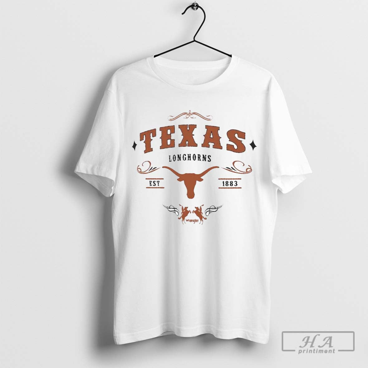 Texas Longhorn Wrangler Clover Leaf Shirt Hoodie, Sweatshirt | TeeSparky.com
