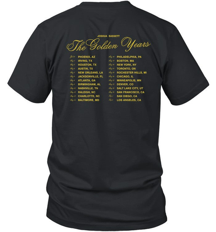 Joshua Bassett tour THE GOLDEN YEARS shirt