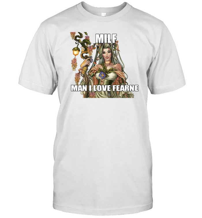 Milf Man I Love Fearne T-Shirt, Hoodie, Tank Top, Sweater And Long Sleeve T-Shirt-Unisex T-Shirt
