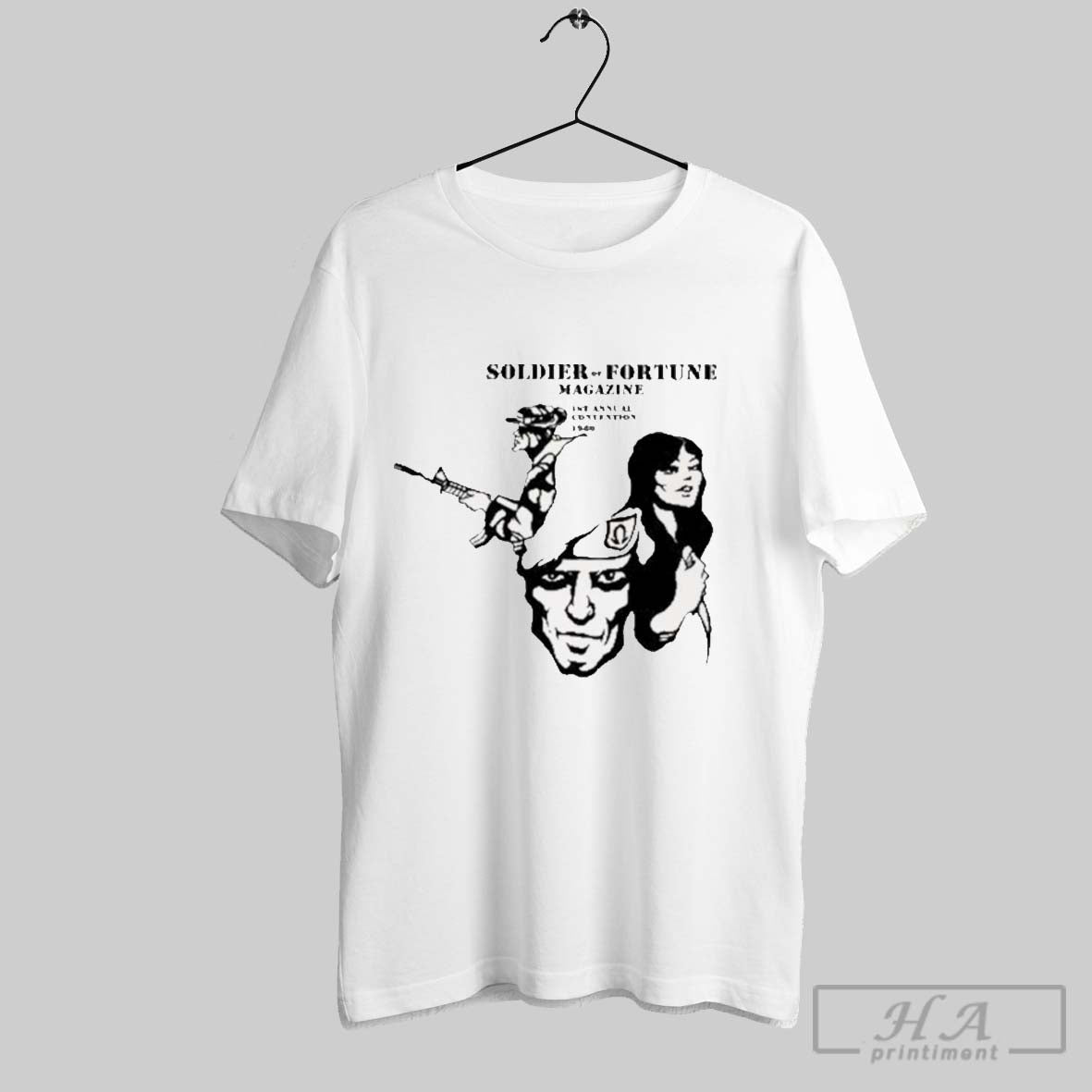 Official Krus Chiki Soldier Of Fortune Magazine 1st Annual Convention 1980 T Shirt Hoodie Sweatshirt | TeeSparky.com