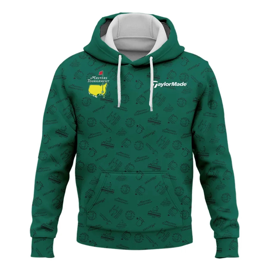 2024 Masters Tournament Taylor Made Hoodie Shirt Sports Green Color Pattern All Over Print Hoodie Sh