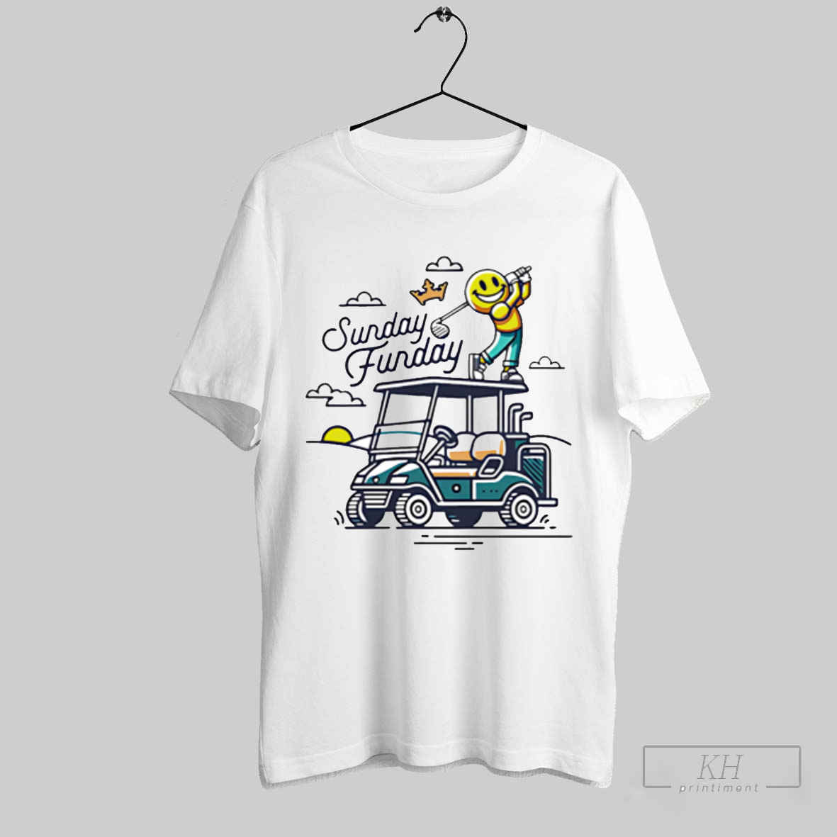 Sunday Funday Golf Shirt T Shirt Shirt Hoodie Sweatshirt