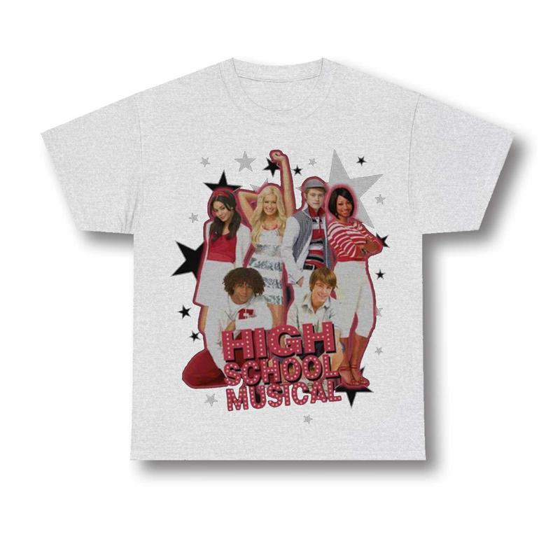 High School Musical The Series Shirt, Vintage Troy Bolton Shirt, East High School Tee, Sharpay Evans, Vintage Movie Graphic Cotton Clothing