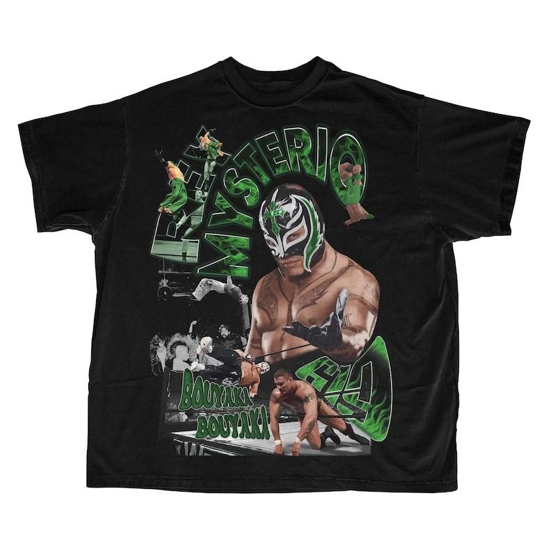 Rey Mysterio - Vintage Style T-Shirt, Wrestling shirt, Graphic Shirt