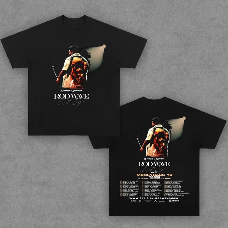 Rod Wave, Rod Wave Rapper Shirt, Graphic T-Shirt, Rapper Shirt Rap Tee, Vintage Y2K, Hoodie, Sweatshirt Clothing Cotton