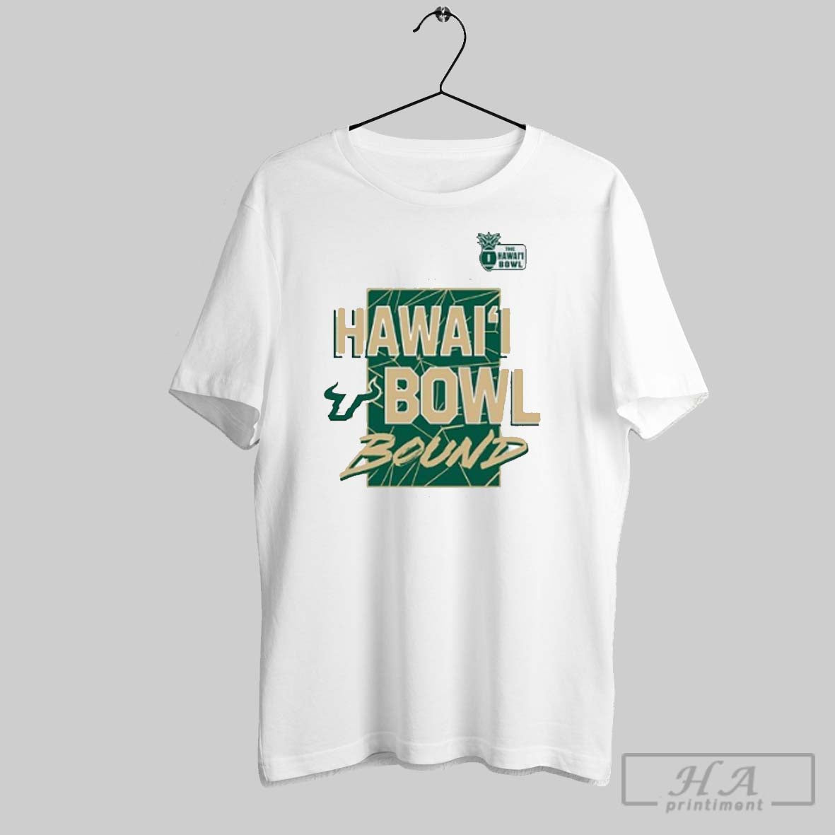 University Of South Florida Football 2024 Hawaii Bowl Bound Shirt Hoodie Sweatshirt | TeeSparky.com